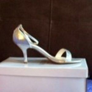 Silver Bridal Shoes